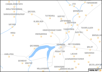 map of Kūh-e Khalveh